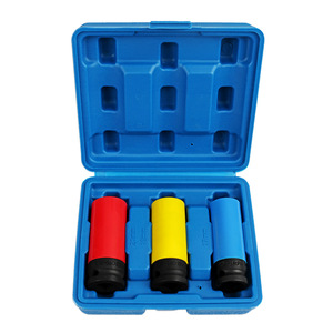 1/2Inch Drive <strong>17mm</strong> 19mm 21mm Colorful CR-MO Impact <strong>Socket</strong> 3pcs Set - Product Image 2