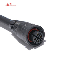 Cable de Conexión Eléctrica LLT M19 de 4 Pines con Conector Impermeable IP67
