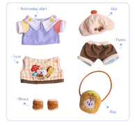 Vêtements pour poupées en peluche de 10 cm, personnalisables, pour poupées Kpop de 20 cm, mignons et tendance