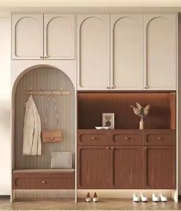 Zapatero de Madera con Diseño Moderno, Organizador de Almacenamiento de Zapatos, Mueble para Zapatos de Entrada - Product Image 4