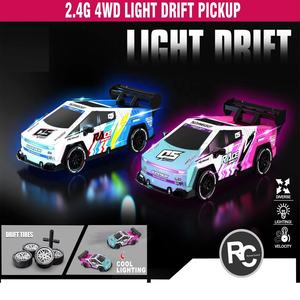 Huada 4WD 1/20 Glow Shell năng lượng Xe mô hình Trôi Dạt <span class=keywords><strong>RC</strong></span> đua xe đồ chơi tốc độ cao điều khiển từ xa xe thể thao điện đồ chơi - Product Image 2