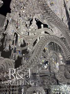 Grandi lampade a 90 luci come quattro <span class=keywords><strong>lampadari</strong></span> di cristallo <span class=keywords><strong>per</strong></span> Hall dell'atrio del centro commerciale dell'atrio d'<span class=keywords><strong>ingresso</strong></span> - Product Image 2