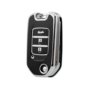 Premium Soft TPU Fold Autos chl üssel etui Abdeckung Shell für Honda Accord Civic CRV Jade XRV Elysion Schlüssel ringe Schlüssel bund Tasche Fabrik - Product Image 6