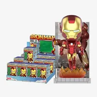 Caja Ciega Sellada POPMART Original de la Serie Marvel Iron Man: Un Viaje a Través de las Armaduras, Figura de Acción de PVC, Caja Misteriosa de Regalo