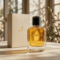 Vente en gros de flacons de parfum en verre carrés de luxe vides 30ml 50ml 100ml Logo personnalisé