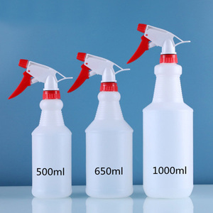 <span class=keywords><strong>Bouteille</strong></span> pulvérisatrice vide en plastique HDPE couleur naturelle, 32 oz, 24 oz, 16 oz, résistante aux produits chimiques, professionnelle, robuste - Product Image 1