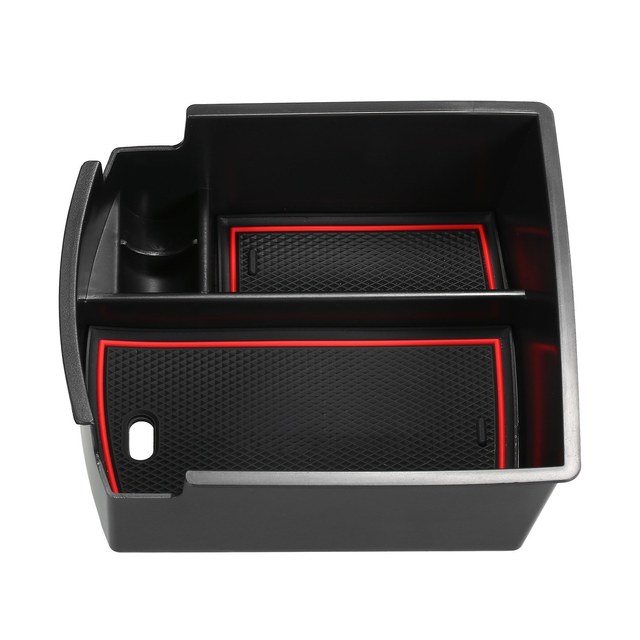 Car Central Armrest Storage Box Center Console Organizer Center Console Tray Replacement for Hyundai Kona 2017-2019