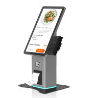 Terminal de point de vente tactile 21,5'' en stock usine, mini borne de paiement, caisse enregistreuse avec lecteur de codes-barres, prise en charge SDK, multi-OS