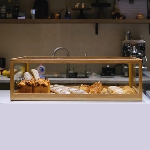 Tủ trưng bày bánh ngọt, bánh mì, đồ khô bằng kính sang trọng để bàn, thích hợp cho quán cà phê, tiệm bánh, trang trí nhà cửa, siêu thị - Product Image 5