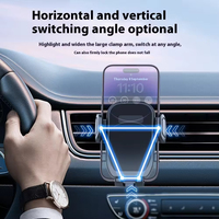Support de téléphone magnétique universel flexible A193+X262 pour voiture, en ABS, fixation sur grille d'aération et support de bureau, support de navigation portable
