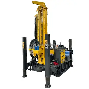 100m,200m, 300m, 400m water well drill rigs with air compressor and mud pump for sale
