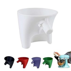 Entonnoir à farine pour robot culinaire <span class=keywords><strong>KitchenAid</strong></span> 5 Qt, accessoire anti-éclaboussures pour robot culinaire à tête inclinable, outil de pâtisserie sans dégâts - Product Image 1