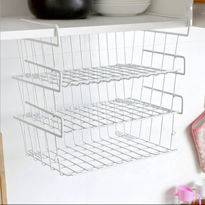 Giỏ Treo, Kệ Dưới Giỏ Đựng Dây Treo Giỏ Treo Có Thể Xếp Chồng Cho Nhà Bếp/Tủ Đựng Thức Ăn - Product Image 1