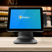 Кастомизированная POS-система из алюминиевого сплава с сенсорным дисплеем VFD, OEM S800, моноблок, POS-терминал с сенсорным экраном
