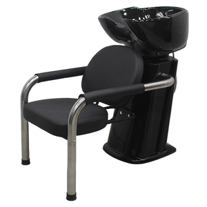 Lit de lavage semi-inclinable pour salon de coiffure et de beauté, avec fonction de rinçage à l'eau - Product Image 2