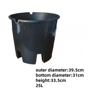 Bayas al aire libre Hidroponía Durable 25/30L <span class=keywords><strong>Maceta</strong></span> de plástico Macetas de vivero de plántulas de flores Macetas de cultivo de arándanos de fresa - Product Image 2