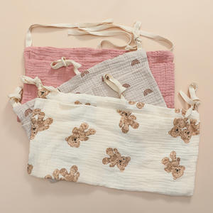 กระเป๋าเก็บผ้าอ้อมเด็กทารกแบบพกพา,อุปกรณ์จัดระเบียบผ้าอ้อมกระเป๋าผ้าอ้อมหัวเตียงเด็กแรกเกิดสารพัดประโยชน์สำหรับสินค้าเตียงนอนเด็ก - Product Image 4