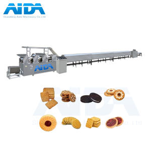 خط إنتاج بسكويت الكاسافا ، آلة صغيرة لإعداد بسكويت الشوفان والفطور المقرمش تعمل بالغاز تعمل بالغاز ، خط إنتاج بسكويت الشوفان - Product Image 4