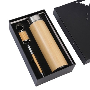 Set de Regalo Ecológico de Bambú: Cuaderno, Bolígrafo y Vaso - Regalos Perfectos para Empresas y Apreciación a Profesores - Product Image 2