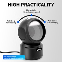 Lector de Códigos de Barras de Escritorio 2D de Alta Velocidad JR T30e con Sensor Automático CMOS, Escáner de Códigos QR para Pagos Móviles, para Puntos de Venta en Tiendas Minoristas