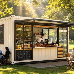 Cabina di Verniciatura Moderna in Container con Struttura Rinforzata, Colore Personalizzabile, Montaggio Rapido <span class=keywords><strong>per</strong></span> Negozi, Bar, Caffetterie e <span class=keywords><strong>Ristoranti</strong></span> all'Aperto - Product Image 1