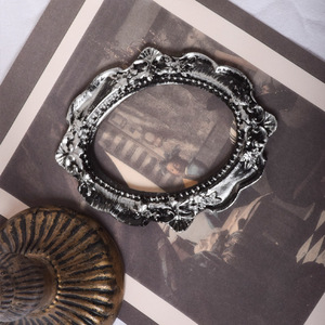 Cao Cấp Châu Âu Cổ Điển Gỗ Hình Ảnh Khung Mini Nhỏ Treo Tường Khung Ảnh Với Bức Tranh Sơn Dầu Cảm Giác - Product Image 4