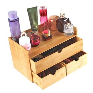 Organizador de escritorio estilo Instagram para dormitorio estudiantil: caja de almacenamiento de cosméticos/organizador de lápices labiales con varios cajones, fresco y lindo. - Product Image 3