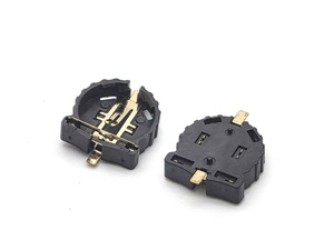 Surface Mount Power Lithium <b>Battery</b> Holder Brass Contact Clip Nylon Housing 750V Rated Voltage 3A Rated Current Shape Female - Product Image 5