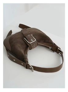 Sac à bandoulière vintage pour femme, sac de créateur de luxe, mode, haute qualité, cuir véritable, bandoulière simple, grande capacité, sac de shopping - Product Image 3