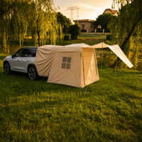 Abri d'air arrière pour voiture, tente gonflable pour hayon en Oxford 210D, 380 x 230 x 190 cm, universelle pour SUV et MPV, camping, vente en gros