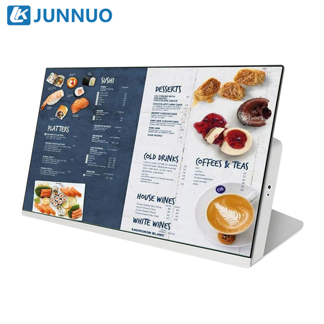 LCD Table Player Digital Poster Elevator-Facing Display Advertising Menu Screens for Retail Store Shopping Mall Subway Digital