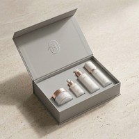 Cajas de Cosméticos Ecológicas de Lujo para Cuidado de la Piel, Crema Facial, Caja de Regalo Magnética de Cartón Rígido con Forro de Esponja, Logotipo Personalizado OEM/ODM