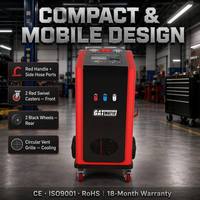 Máquina de Servicio de Aire Acondicionado Totalmente Automática GATmatic GM710A, Recuperación y Recarga de R134a, Pantalla LCD, Impresión, 1.5CFM, 12cc, 1HP, ±10g, Certificación CE