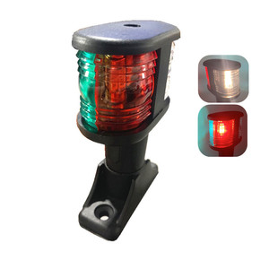 Feu de navigation LED 360 degrés pour bateau, lampe de signalisation marine rouge, verte, blanche - Product Image 5