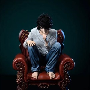 Figura de PVC de Death Note, Versión China, <span class=keywords><strong>L</strong></span> Lawliet, Modelo de Adorno, Muñeco en Pose de Sentado en el Sofá, GK - Product Image 4