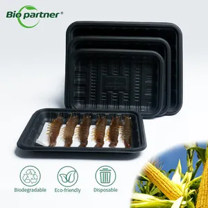 Different Color Vegetable Meat Fruit Supermarket Packing Blister Tray Fruit Market Meat Display Trays Without Lid