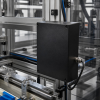 Boîtier métallique personnalisé pour instruments, en aluminium et acier, pour dispositifs de mesure, avec revêtement en poudre, taille et couleur personnalisables, OEM