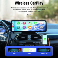 ZWNAV 14,9 pouces LINUX OS Auto Apple CarPlay Multimédia pour Mercedes Benz Classe C 2011-2014 – Unité centrale de navigation GPS et écran de mise à niveau