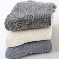 Chaussettes pour bébés de 0 à 8 ans, vêtements d'automne et d'hiver pour enfants, chaussettes tricotées confortables sans couture, chaussettes en coton à motifs géométriques