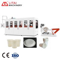 Ligne de machines de thermoformage automatique pour vaisselle en plastique et gobelets en plastique