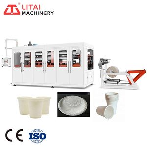 אוטומטי פלסטיק מנות thermoforming מכונה קו עבור פלסטיק כוסות - Product Image 3