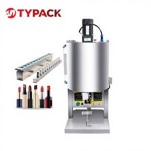 Machine de remplissage manuelle pour rouge à lèvres avec mélangeur chauffant et trémie pour le remplissage à chaud de rouges à lèvres, baumes à lèvres et cosmétiques - Product Image 1
