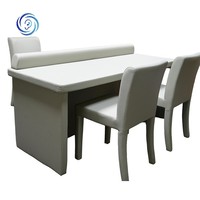 Ensemble complet anti-choc en mousse nano de couleur unie résistant aux rayures pour table, chaise, lit et toilettes, idéal pour les salles de soins psychiatriques