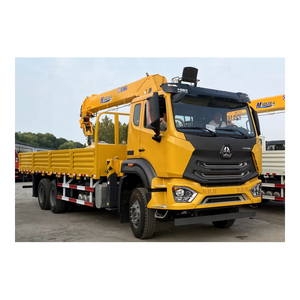 Trung Quốc Trung Quốc Xe Tải Howo 6X4 25-30ton Xe Tải Mounted10 Tấn Kính Thiên Văn Bùng Nổ Cần Cẩu Để Bán Saudi Arabia - Product Image 1