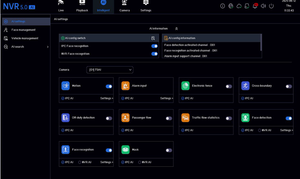 OEM 4K 4 canales Comparación facial PoE NVR AI Detección Sistema de cámara de seguridad 8MP 10CH Plug and Play Grabadora de video en red - Product Image 3