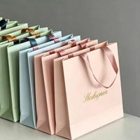 Sac en papier kraft brun personnalisé avec logo, fabrication directe en usine, approvisionnement en gros, construction robuste avec une capacité de charge maximale de 6 à 9 kg