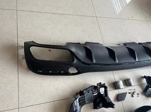 Difusor trasero con puntas de escape para <span class=keywords><strong>mercedes</strong></span>-benz clase <span class=keywords><strong>GLE</strong></span> W166, actualización a <span class=keywords><strong>AMG</strong></span> <span class=keywords><strong>GLE</strong></span> <span class=keywords><strong>63</strong></span> 2015-2019 - Product Image 4