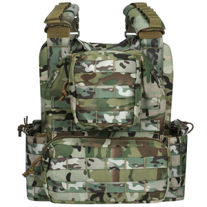 Chaleco Táctico ARTEX, Portaplacas, Poliéster 1000D, Impermeable, Correas Acolchadas Ajustables, Corte Regular, para Caza y Entrenamiento - Product Image 3