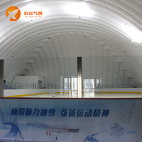 Membrane gonflée Stade de ski Structure à membrane pneumatique Dôme d'air Dôme gonflable Structure gonflable