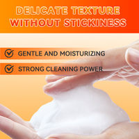 DR.ROSEVA Vitamine C Organique Traitement de l'Acné Moussant Nettoyant Visage Nettoyage en Profondeur Papaye Exfoliant Hydratant Nettoyant Visage